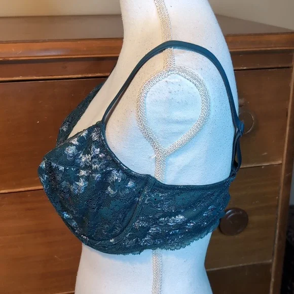 Body by Victoria VICTORIA'S SECRET Unlined Stretch Lace Demi Bra 38DD - Picture 5 of 13